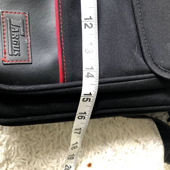 Targus Laptop Bag Carrying Case Black Red Accent - Picture 6 of 7